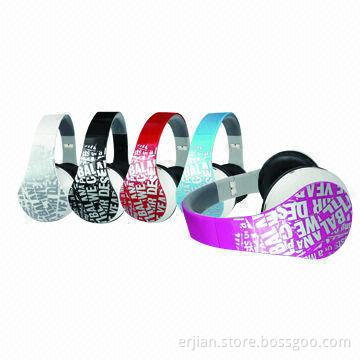Bluetooth headset with best price, MP3/FM, volume control, colorful printings